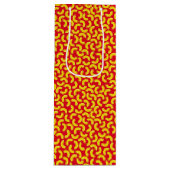 Mac en kaas verjaardagsfeestje Macaroni Wijn Cadeautas (Voorkant)