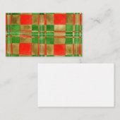 MAC GREGOR TARTAN 3.5x2 Platte Kaart Notitiekaartje (Voorkant / Achterkant)