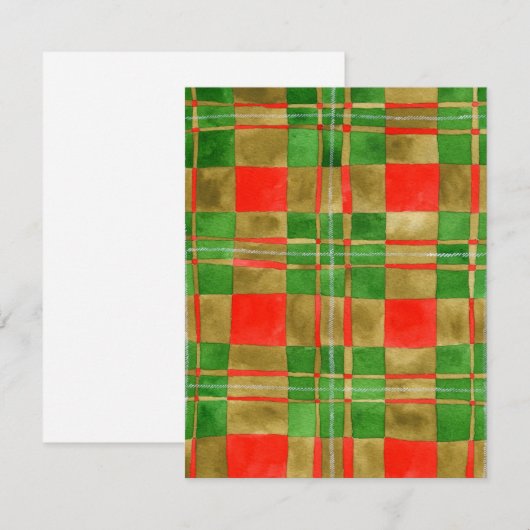 MAC GREGOR TARTAN 4,25x5,5 Carte Plate / Verticale (Devant / Derrière)