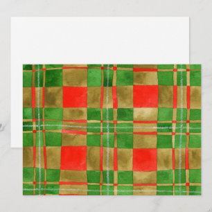 MAC GREGOR TARTAN 5.5x7.5 Carte Plate / Horizontal