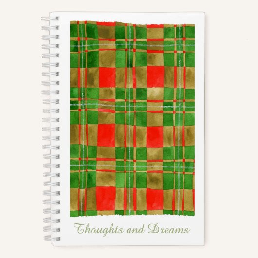MAC GREGOR TARTAN 5,5x8,5 Carnet spiral (Recto)