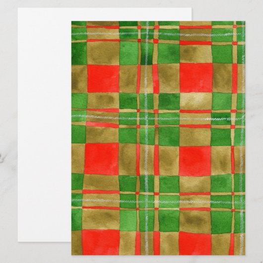 MAC GREGOR TARTAN 6.5x8.75 Carte plate / Verticale (Devant / Derrière)