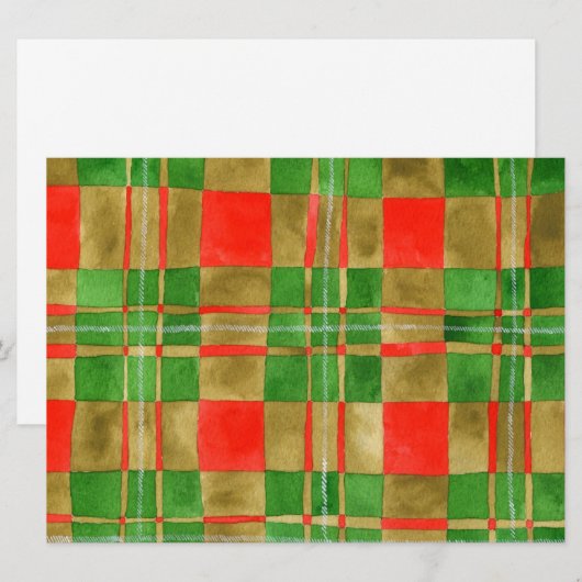 MAC GREGOR TARTAN 6.5x8.75 Carte plate / Verticale (Devant / Derrière)