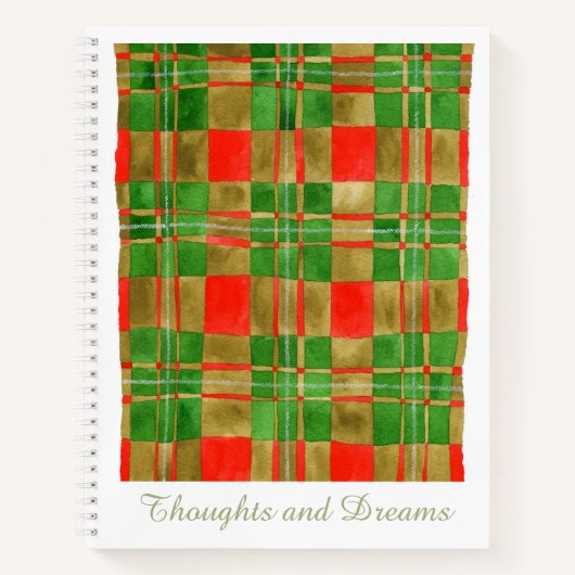 MAC GREGOR TARTAN 8.5x11 spiraal Notitieboek (Voorkant)