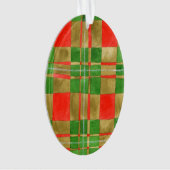 MAC GREGOR TARTAN Acrylique Ornement ovale (devant)