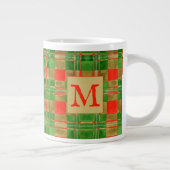 MAC GREGOR TARTAN Big Mug + Initial (Droite)