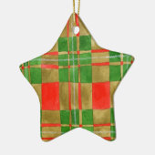 MAC GREGOR TARTAN Ceramic Star Ornament (Links)