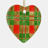 MAC GREGOR TARTAN Céramique Ornement cardiaque (Droite)