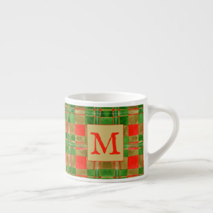 MAC GREGOR TARTAN Espresso Cup + Initiaal Kop