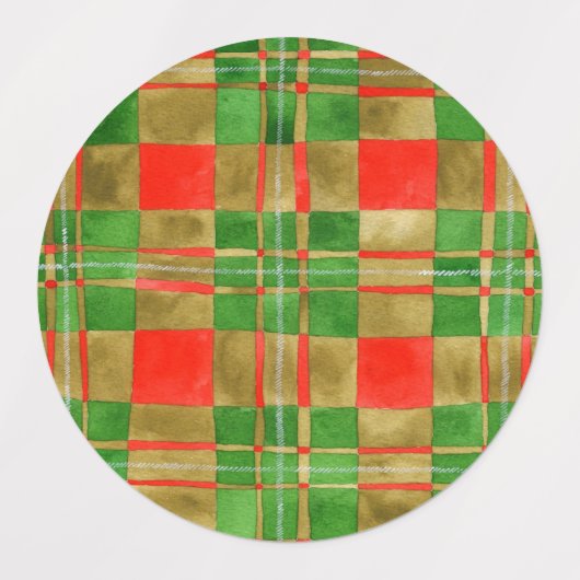 MAC GREGOR TARTAN Étiquettes imperméables (Design 2)