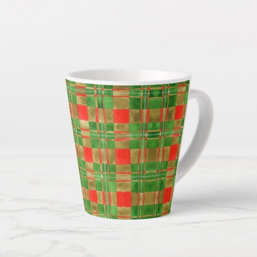 MAC GREGOR TARTAN Latte Mok (Rechterhoek)