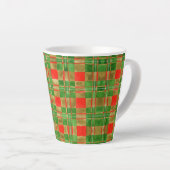 MAC GREGOR TARTAN Latte Mug (Angle droit)