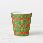 MAC GREGOR TARTAN Latte Mug (Devant)