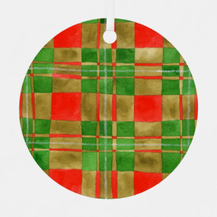 MAC GREGOR TARTAN Metalen Cirkel Ornament