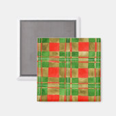 MAC GREGOR TARTAN Square Magnet Magneet (Voorkant / Achterkant)