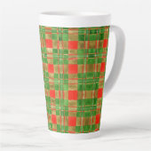 MAC GREGOR TARTAN Tall Latte Mug (Angle droit)