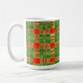 MAC GREGOR TARTAN Tall White Mug (Gauche)