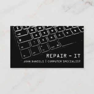 Mac-laptopservice voor computerreparatie visitekaartje