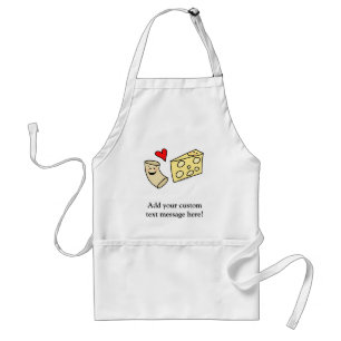 Mac Loves Cheese, Funny Cute Macaroni + Cheese Standaard Schort