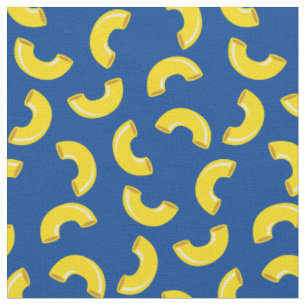 Mac n Cheese en Macaroni Noodles Cute Food Kindere Stof