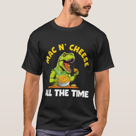 Mac N Cheese Kinder Jongens Jeugd Grappige Macaron T-shirt (Voorkant)