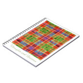 MAC RAE TARTAN 6,5x8,75 Carnet spiral (Côté gauche)