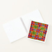 MAC RAE TARTAN 8,5x8,5 Carnet spiral (Intérieur)