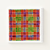 MAC RAE TARTAN 8,5x8,5 Carnet spiral (Dos)