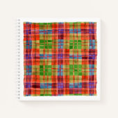 MAC RAE TARTAN 8.5x8.5 Spiraalvormig Notitieboek (Voorkant)