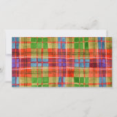 MAC RAE TARTAN 8x4 Carte Plate / Horizontal (Devant)