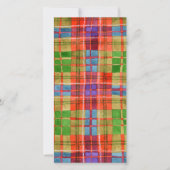 MAC RAE TARTAN 8x4 Carte plate / Verticale (Devant)