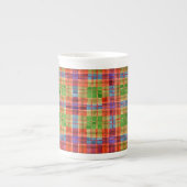 MAC RAE TARTAN Bone China Mug + Initial (Devant)