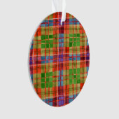 MAC RAE TARTAN Cercle acrylique ornement (devant)