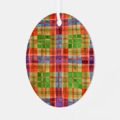 MAC RAE TARTAN Cercle métallique Ornement (Avant gauche)