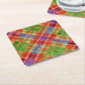 MAC RAE TARTAN Diamond Paper Onderzetters (Schuin)