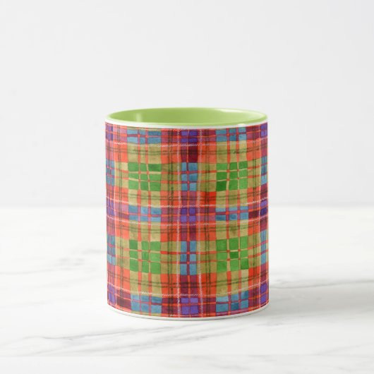 MAC RAE TARTAN Limoen Combo Mok (Midden)