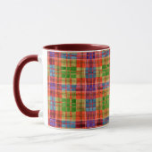 MAC RAE TARTAN Maroon Combo Mug (Gauche)