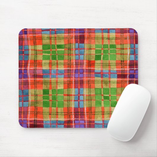 MAC RAE TARTAN Mousepad Muismat (Met muis)