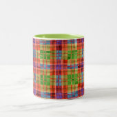 MAC RAE TARTAN Mug Lime Bicolore (Centre)