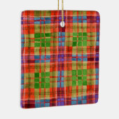 MAC RAE TARTAN Ornament keramisch vierkant (Rechts)