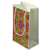 MAC RAE TARTAN Petit sac cadeau (Devant Angle)