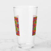 MAC RAE TARTAN Pintglas Glas (Links)