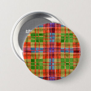 MAC RAE TARTAN Ronde Pin Button