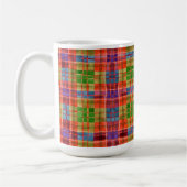 MAC RAE TARTAN Tall White Mug (Gauche)