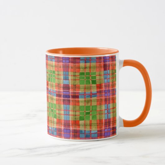 MAC RAE TARTAN Tasse Combo Orange (Droite)