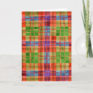 MAC RAE TARTAN Verjaardagskaart Kaart