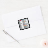 Mac Snelkoppeling MacOS Computer Geek Technology A Vierkante Sticker (Envelop)
