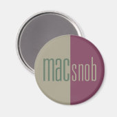 Mac Snob Magnet Magneet (Voorkant / Achterkant)