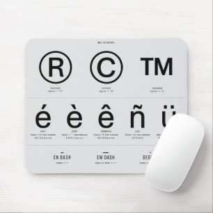 MAC Special Character Shortcuts Muismat