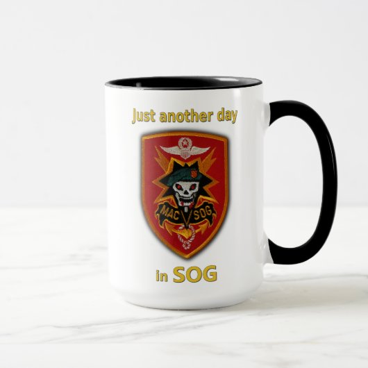 MAC V SOG Vietnam vétérans de guerre patch Mug (Droite)